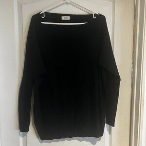 Bluivy Black Long Sleeve Knit Top – Size Small